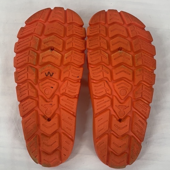 Urban Outfitters Jelly Pool Slides - Orange, Size 7/EU38 - Picture 6 of 7